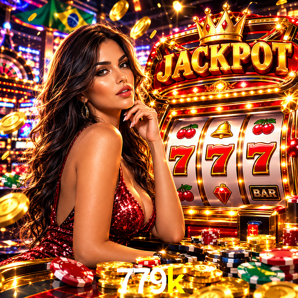779k: Jogos de Caça-Níqueis-Altas Recompensas, Roleta-Velocidade, Blackjack-Desafios Máximos